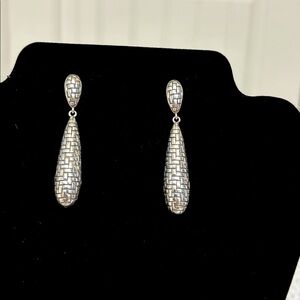 Elegant Silver Drop Earrings